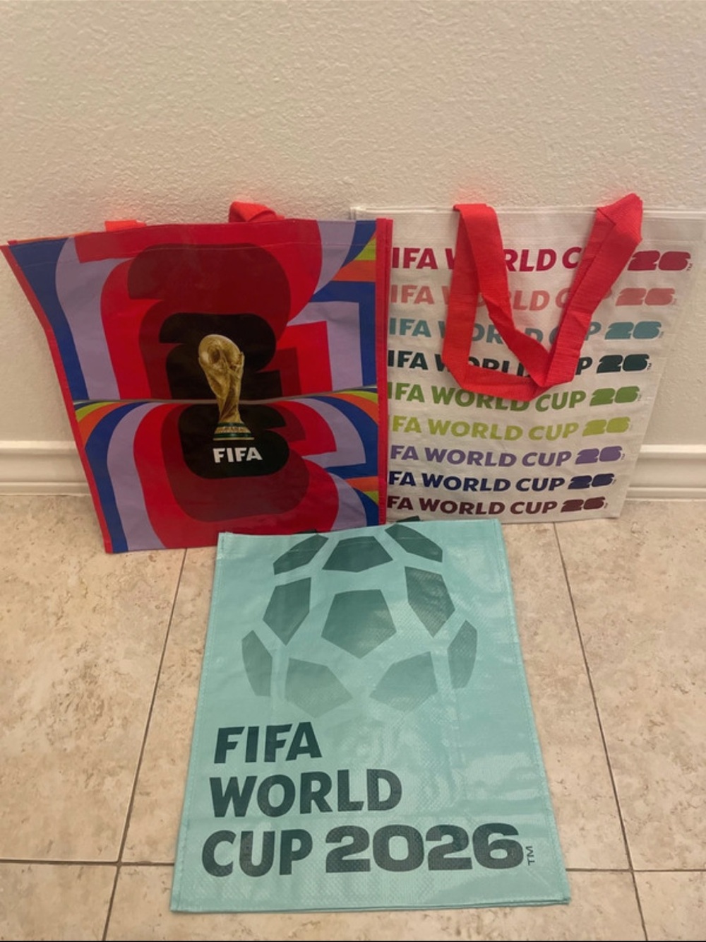 FIFA World Cup 2026 Reusable Tote Bag Set